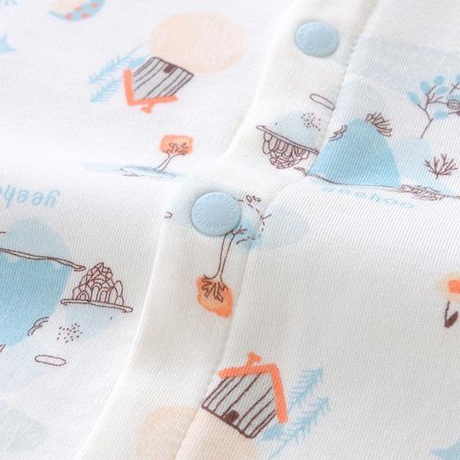 英氏婴儿衣服新款四季莫代尔连体蛤衣爬服居家新生儿YLAAJ02017A YLHAJ02020A 商品图3