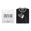 VERSACE JEANS 范思哲  男士经典圆形标识印花圆领短袖 黑色 73GAHG01 CJ00G 899 商品缩略图2