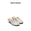【下架】lost in echo 2023春夏新款缠绕绑带胸衣设计圆头穆勒低跟凉拖 商品缩略图0