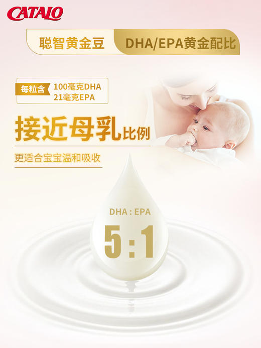 CATALO家得路儿童DHA活脑IQ叶黄素配方50粒（2027.7） 商品图1