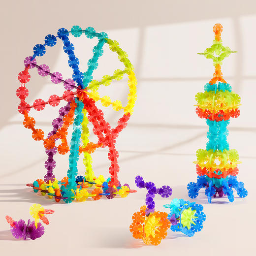 弥鹿mideer  MD1212  透彩雪花片-200pcs 商品图4