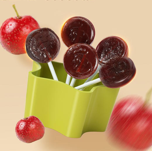 老金磨方山楂八物膏棒棒糖56g 商品图1