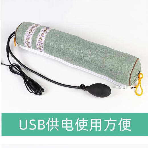 【应季好物】亚麻艾草颈椎连体枕基础款/电加热款 商品图3
