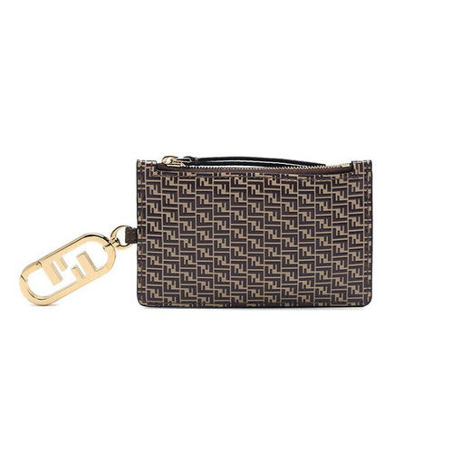 FENDI 芬迪 女士牛皮卡包卡夹钥匙包挂饰吊饰 7AS046 AHM1 商品图0