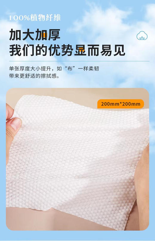 4包 棉小布抖巾60抽 商品图2