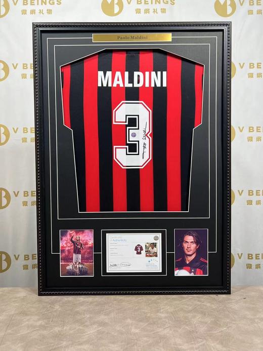 收藏系列 马尔蒂尼 AC米兰队3号 亲笔签名球衣  商品图1