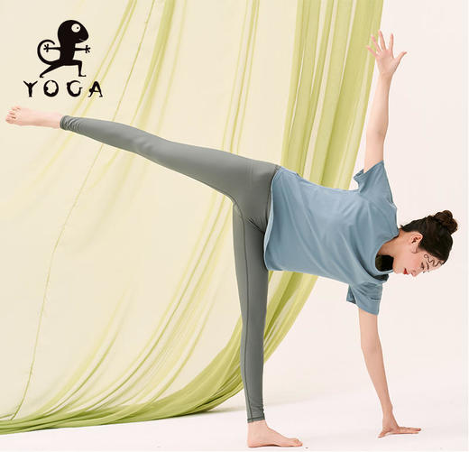 壁虎瑜伽【2303SY233】宽松速干短袖T恤（无胸垫）【5天发货】 商品图2