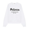 ALEXANDER MCQUEEN 亚历山大.麦昆 2023春夏新品 男士McQueen Graffiti涂鸦圆领卫衣 白色 701285 QTZ11 0900 商品缩略图0