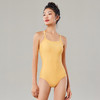 sisia泳衣女2023新款性感显瘦正反两穿专业竞速游泳训练连体泳衣 商品缩略图1