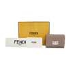芬迪 FENDI 女士灰色荔枝纹牛皮三折钱包 8M0426 A91B F07P9 商品缩略图4