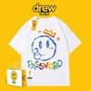 「黑白两色！男女同款」DREW笑脸T恤短袖比伯同款house笑脸黑色国潮DREW男上衣 商品缩略图0