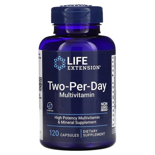 沿寿LIFE EXTENSION Two-Per-Day（每日2片维生素矿物质）120粒 商品图0