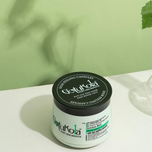 Gotukola 焕新发根发膜 绿罐 丰盈蓬松 改善发根 恢复弹性 500ml 商品图2