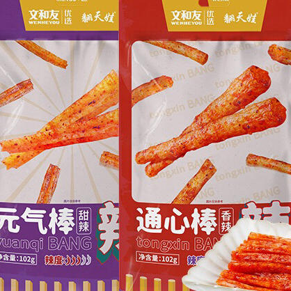 文和友通心棒辣条 香辣味102g 商品图0