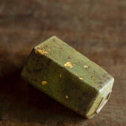 灰念几何杯/小/点金  青苔带金高款杯主人杯单杯个人专用泡茶杯创意茶杯 商品图3