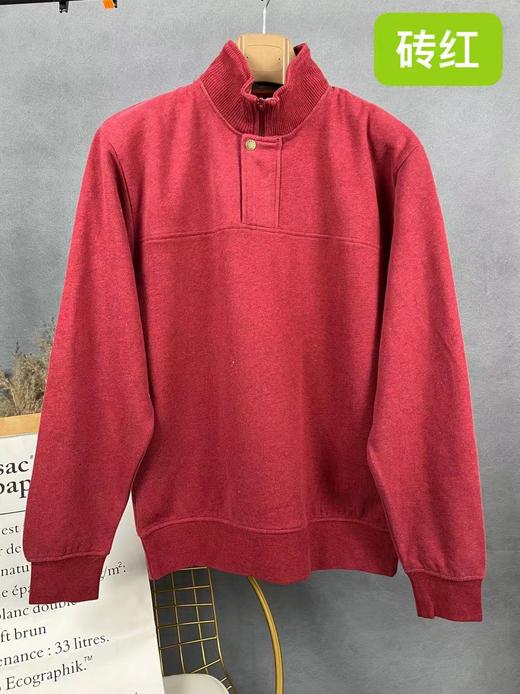 迎418A2-2/A3-2/ ORVIS 针织立领拉链净色套头衫 商品图10