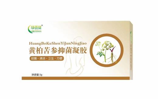 消证字 绿蓓健 黄柏苦参抑菌凝胶 5g 效期20260502  20270205 商品图0