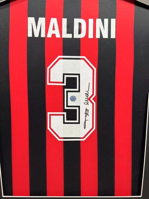 收藏系列 马尔蒂尼 AC米兰队3号 亲笔签名球衣  商品图2