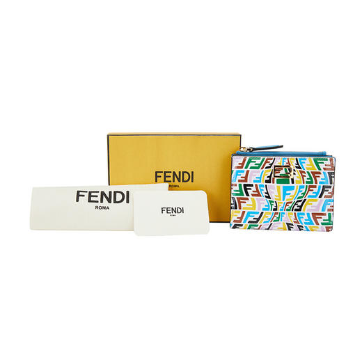 FENDI 芬迪 女士牛皮短款钱包钱夹 8M0447 AGKS 商品图4
