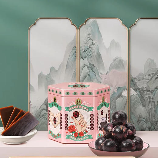 老金磨方玫瑰润养黑芝麻丸126g 商品图0