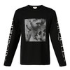 ALEXANDER MCQUEEN 亚历山大.麦昆 2023春夏新品 男士印花图案长袖T恤 黑色  682522QSZ67 商品缩略图0