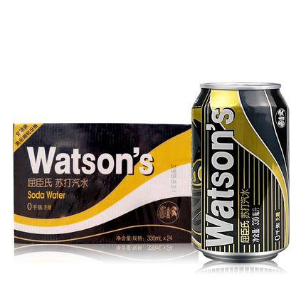 屈臣氏 苏打汽水330ml*24罐