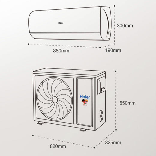 海尔（Haier）空调 KFR-35GW/16CEA81U1 聪明风 商品图9