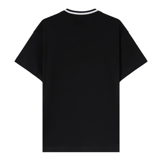 VERSACE JEANS 范思哲  男士经典圆形标识印花圆领短袖 黑色 73GAHG01 CJ00G 899 商品图1