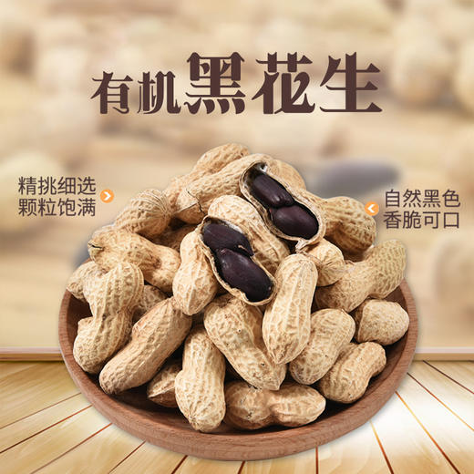 有机黑花生 320g*2袋 商品图0