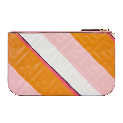 FENDI 芬迪 女士条纹手拿包8N0185 AK2K 商品图2