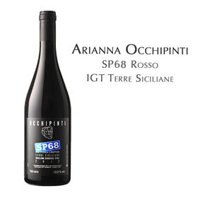 阿里安娜·奥奇平尼酒庄 西西里岛SP68黑珍珠干红葡萄酒 意大利 Arianna Occhipinti, SP68 Rosso, IGT Terre Siciliane, Sicily, Italy