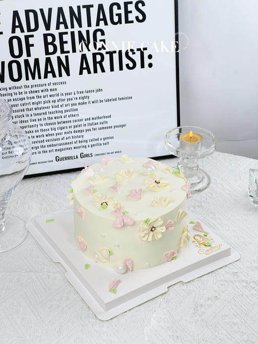 【1411】复古粉白刮花 商品图3