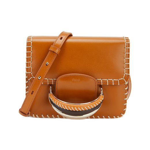 Chloe 蔻依 女士Kattie系列缝针牛皮单肩斜挎包 CHC22US500H04 商品图0
