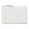 FENDI 芬迪 女士Fendi Roma系列白色布料双F印花三折皮夹 8M0395 AK60 F1GF8 商品缩略图2