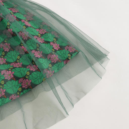 【马克珍妮 中国风】芦芙夏装新款 女童网纱旗袍连衣裙230513 商品图4