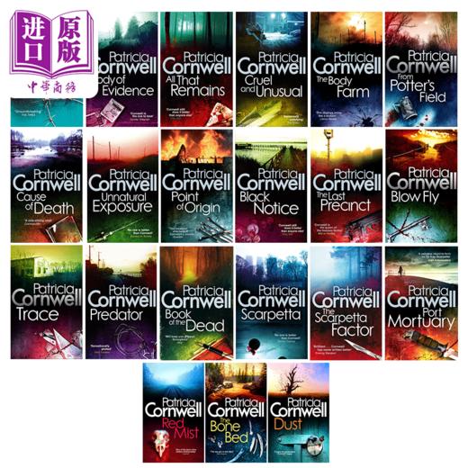 【中商原版】首席女法医 1-21本 Kay Scarpetta 英文原版 帕特丽夏 康薇尔 Patricia Cornwell 畅销侦探小说 商品图1