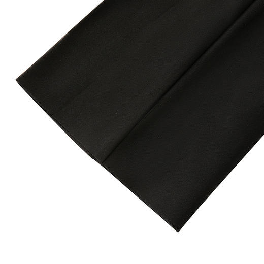 MAX MARA 2023年春夏新品 女士纯色直筒休闲西装长裤 黑色 FATINA 003 商品图3