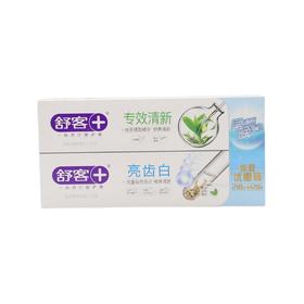 舒客亮齿白家庭优惠装柠檬120g+210g （6928471322084）