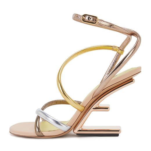 FENDI 芬迪 女士高跟凉鞋8X8274 UJ3 F1GZW 商品图2