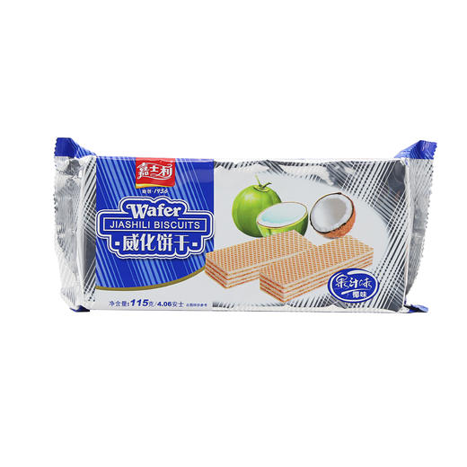 嘉士利威化饼干果汁椰子味115g（6901180337785） 商品图1