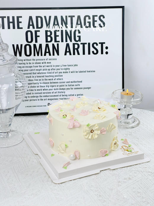 【1411】复古粉白刮花 商品图2