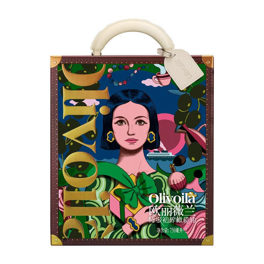 欧丽薇兰 特级初榨橄榄油礼盒 750ml*2高端食用油 商品图3