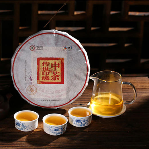 中粮-中茶2018年(生茶)八八青饼国内版357g/饼 /云南干仓直发 商品图8