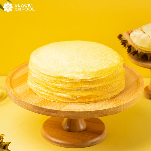 【榴莲千层】一口就上瘾，皮软有嚼劲，一口一口吃不停 商品图4