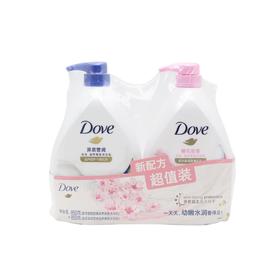 多芬沐浴乳深层营润+樱花甜香Y22(850g+850g) （6902088946437）