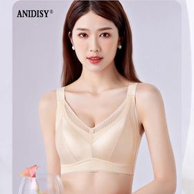  吊带/背心款天然蚕丝蛋白绸丝聚拢上托养护美背睡眠文胸
