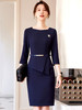 送腰带！酒店前台接待职业西装连衣裙女气质商务售楼部珠宝店工作服 商品缩略图0