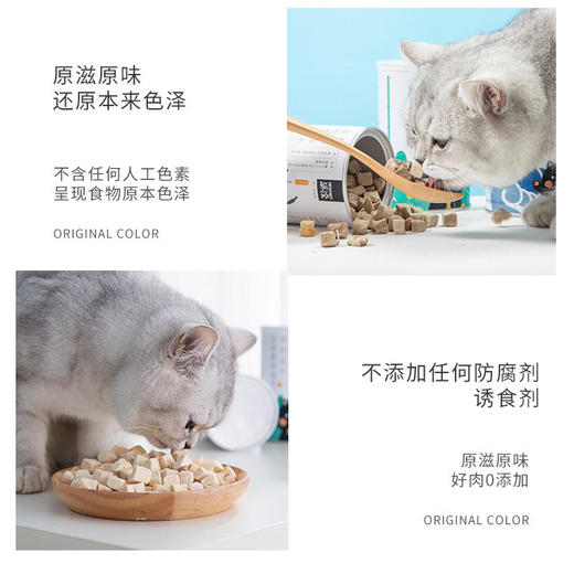味途/美人喵 混合味冻干颗粒 60g 鹌鹑猫通用冻干零食组合 商品图3