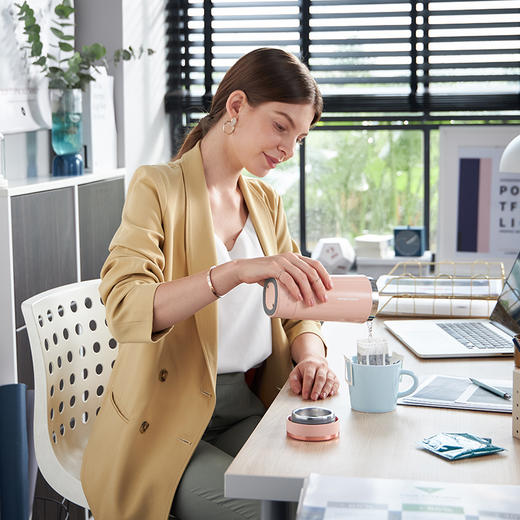 预售3天发货【自营】 摩飞 便携烧水杯 有线插电使用 300ML MR6060 商品图4