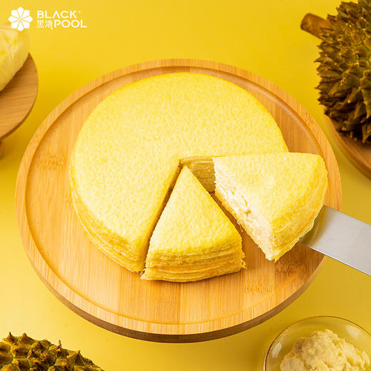 顺丰邮寄【金枕榴莲千层】一口就上瘾，皮软却小有嚼劲，一口一口吃不停 商品图4